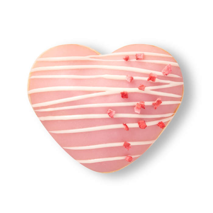 Strawberry Valentine&apos;s Doughnut Top Down