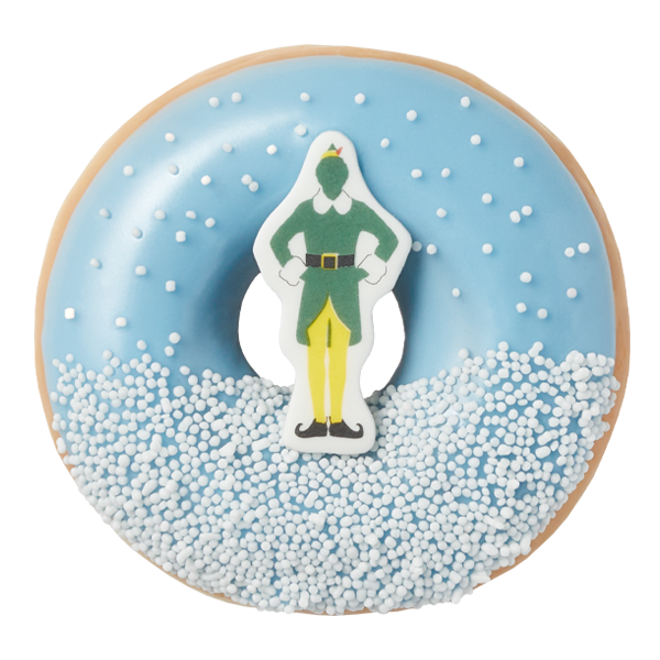 Krispy Kreme Buddy Snow Globe Christmas Doughnut