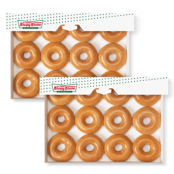 24 Original Glazed Doughnuts Krispy Kreme Ireland