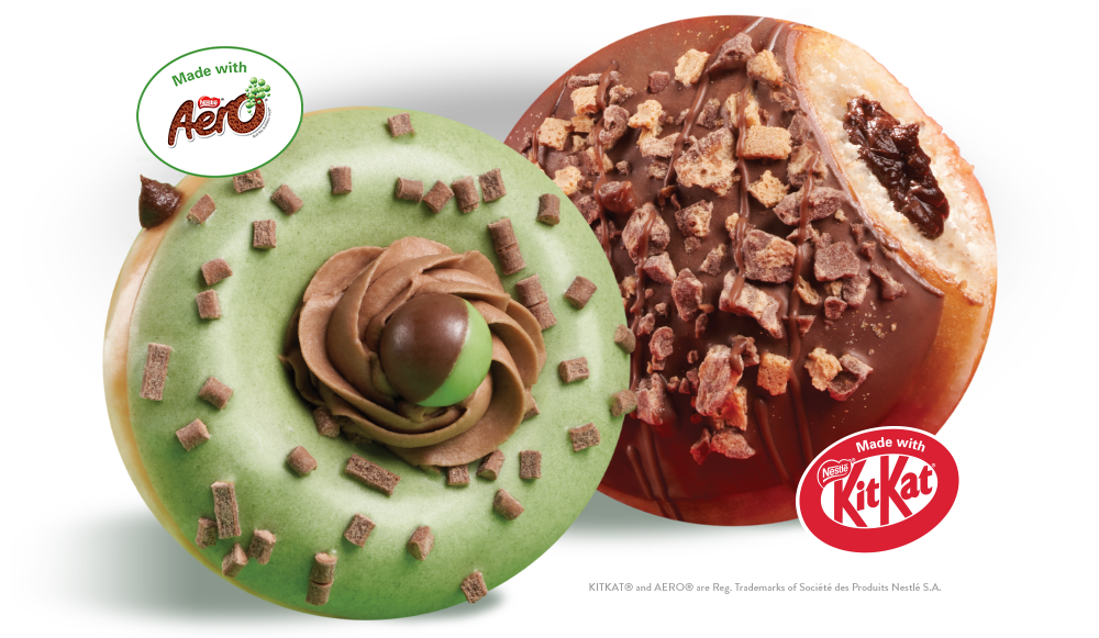 Kit Kat and Aero Doughnuts