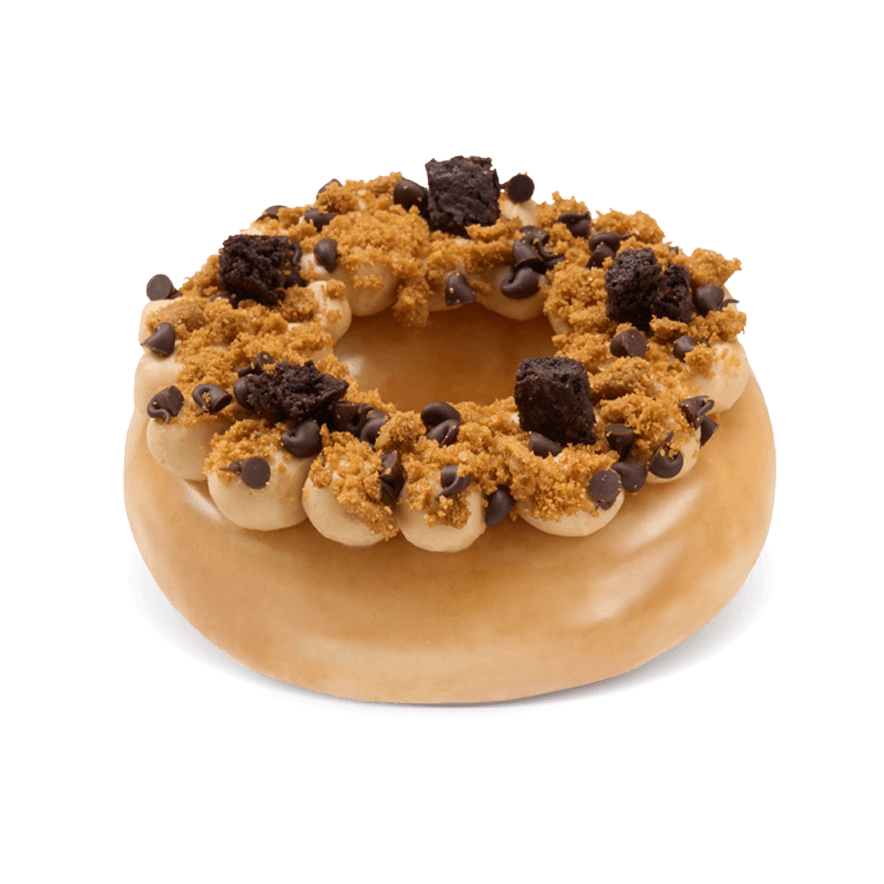 Krispy Kreme Brookie Biscoff Limited Edition Doughnut Krispy Kreme Brookie Biscoff Limited Edition Doughnut- available for delivery