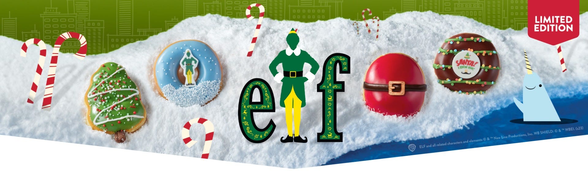 Krispy Kreme Limited Edition Elf Christmas Doughnuts Krispy Kreme Limited Edition Elf Christmas Doughnuts-Collection