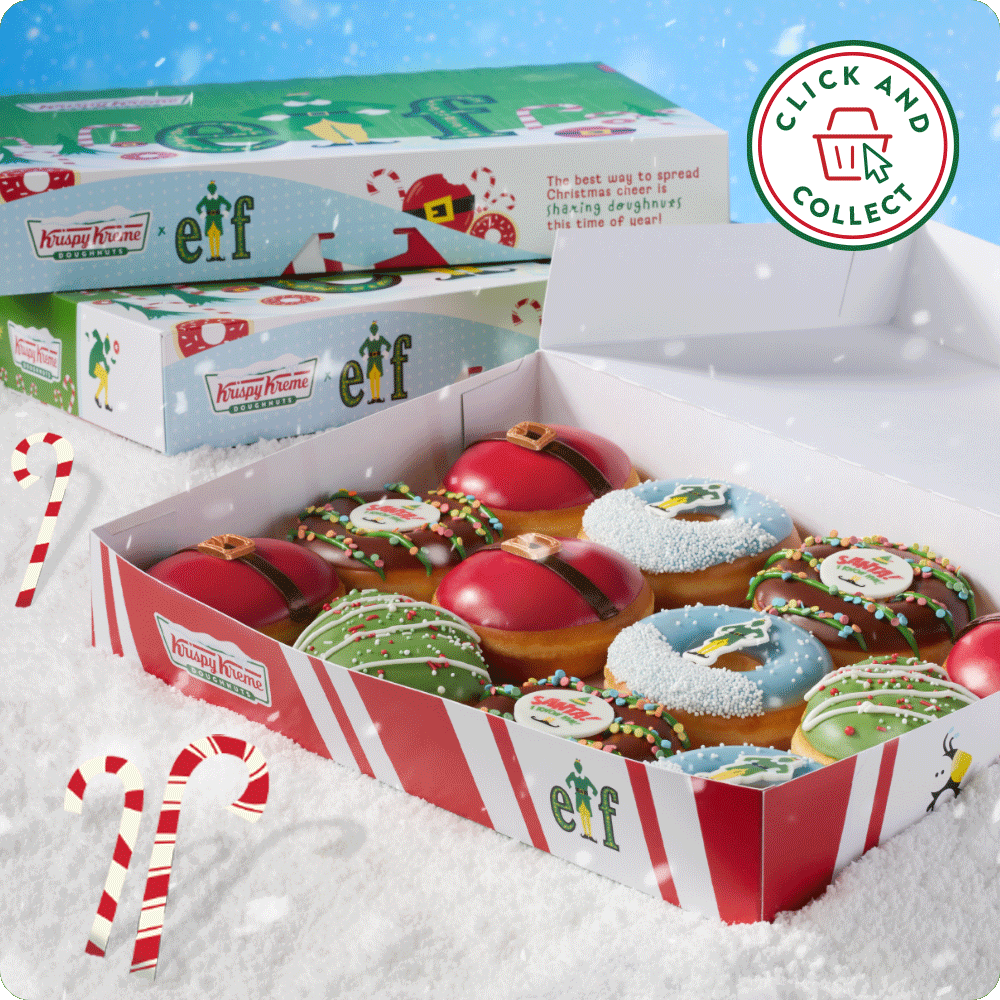 Krispy Kreme Limited Edition Elf Christmas Dozen-Collection Krispy Kreme Limited Edition Elf Christmas Dozen-Collection