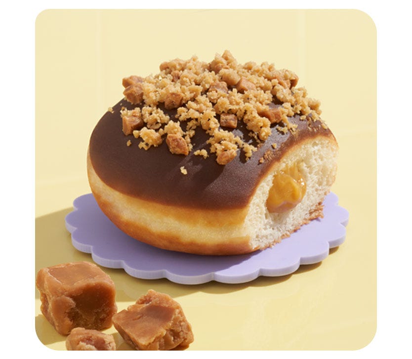 Krispy Kreme Caramel Slice Limited Edition Classic Dessert Doughnut Krispy Kreme Caramel Slice Limited Edition Classic Dessert Doughnut-available for Nationwide Delivery, delivered straight to your door