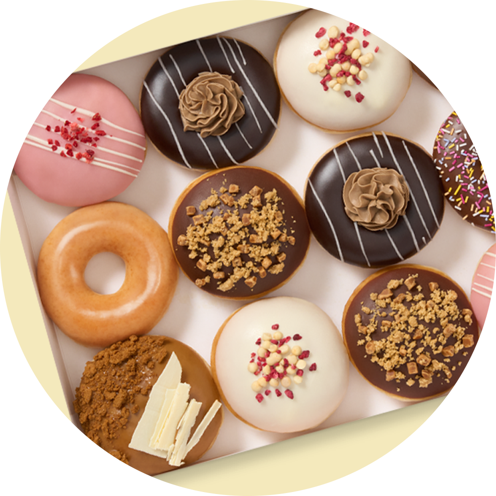 Krispy Kreme Limited Edition Classic Dessert Doughnut Dozen Krispy Kreme Limited Edition Classic Dessert Doughnut Dozen-Available for Nationwide Delivery, delivered straight to your door