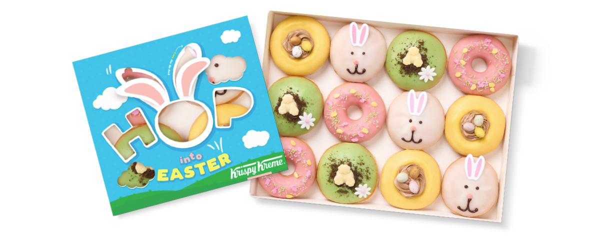 Krispy Kreme Easter 2023 4-pack and Dozen combo Krispy Kreme Easter 2023 4-pack and Dozen combo-image of