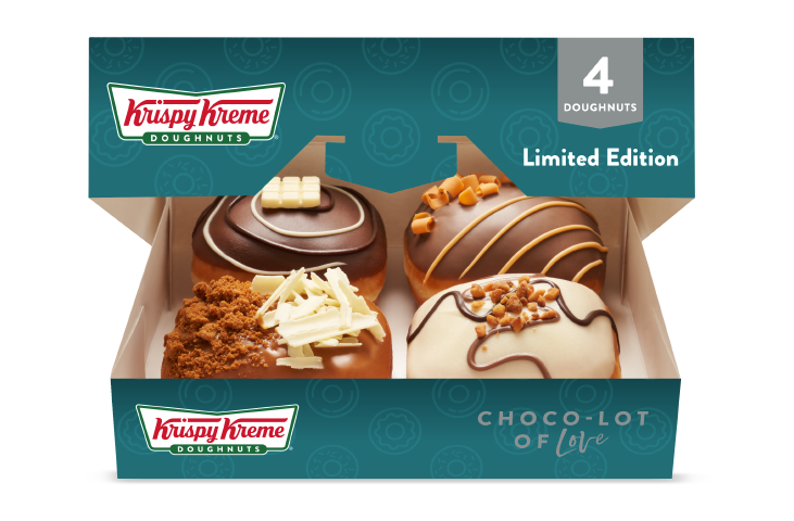 Krispy Kreme Father's Day 4-pack Krispy Kreme Father's Day 4-pack-4 special limited edition doughnuts