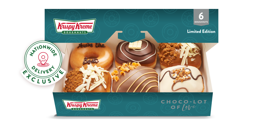 Krispy Kreme Father's Day-6-pack Doughnut Half Dozen Krispy Kreme Father's Day-6-pack Doughnut Half Dozen-