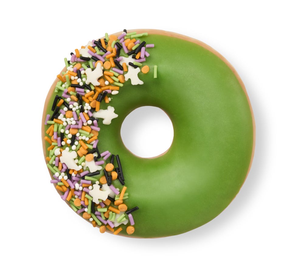 Krispy Kreme Bright and Delight Halloween doughnut Spooktacular Krispy Kreme Halloween doughnut