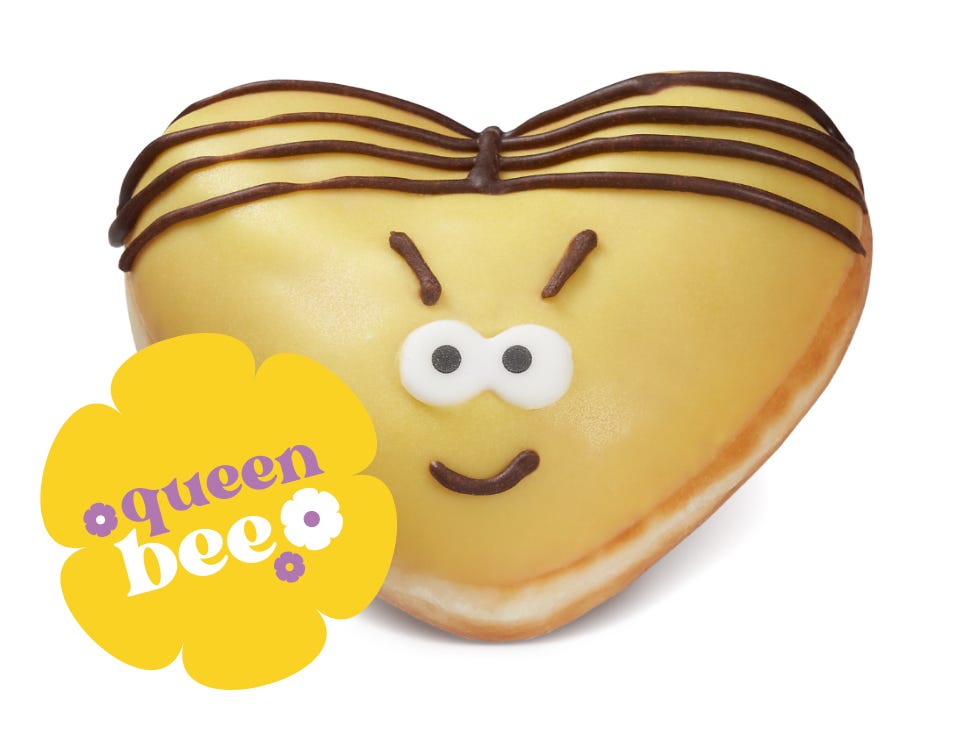 Queen Bee Mother's Day Doughnut Single Bee Mother's Day Doughnut