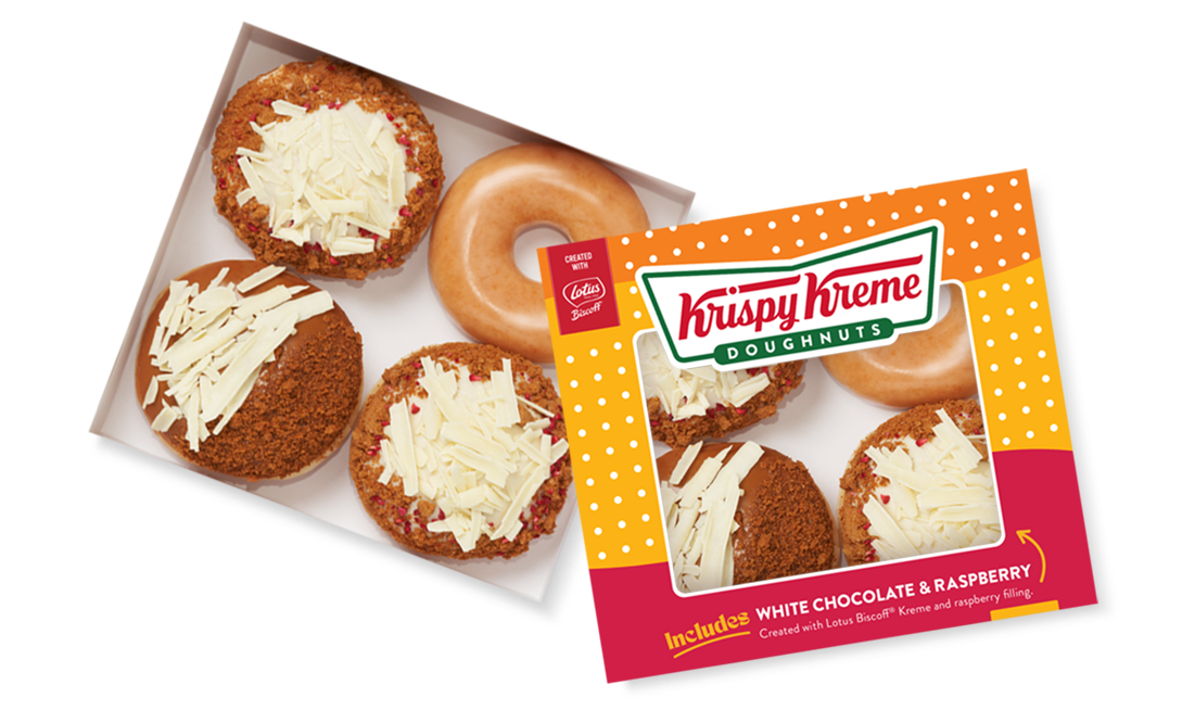 Krispy Kreme Lotus 4-pack Krispy Kreme Lotus 4-pack-Lotus Biscoff Exclusive
