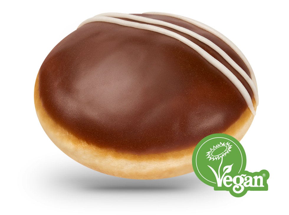 VEGAN CHOC KREME DOUGHNUT