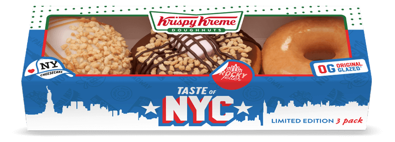 Krispy Kreme Taste Of New York City Doughnut 3 Pack
