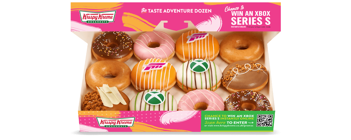 Krispy Kreme Xbox colaberation doughnut dozen