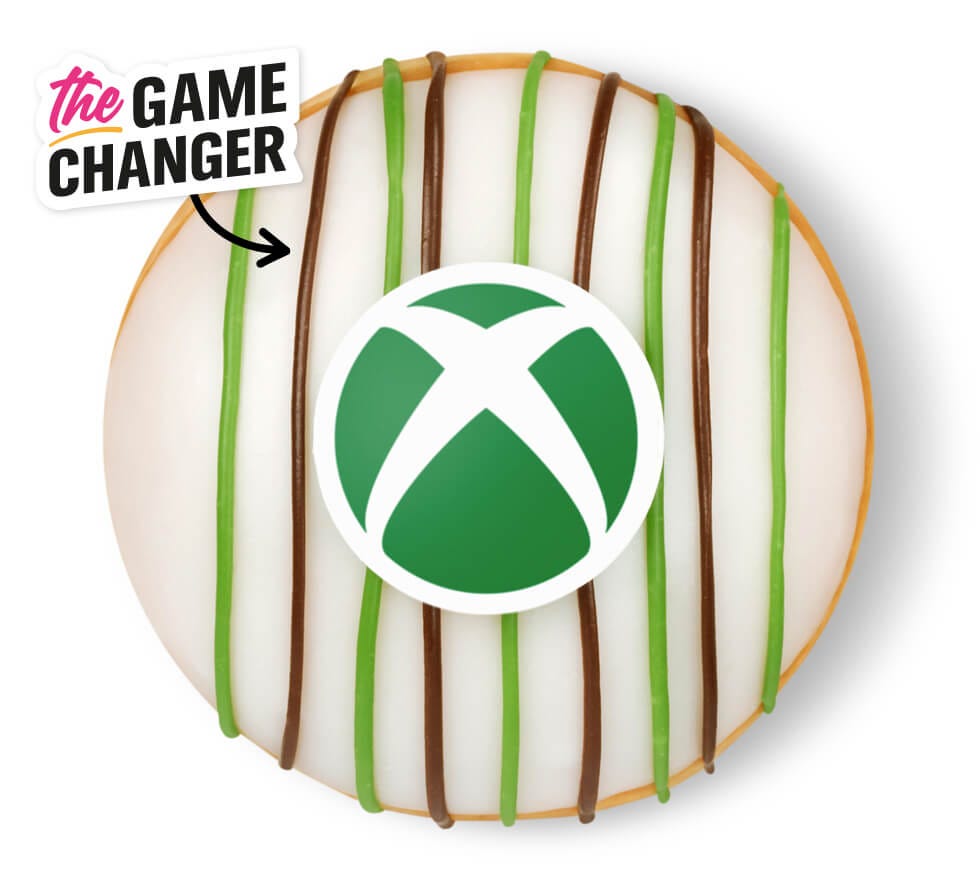 Xbox and Krispy Kreme colab The Game Changer Xbox Doughnut